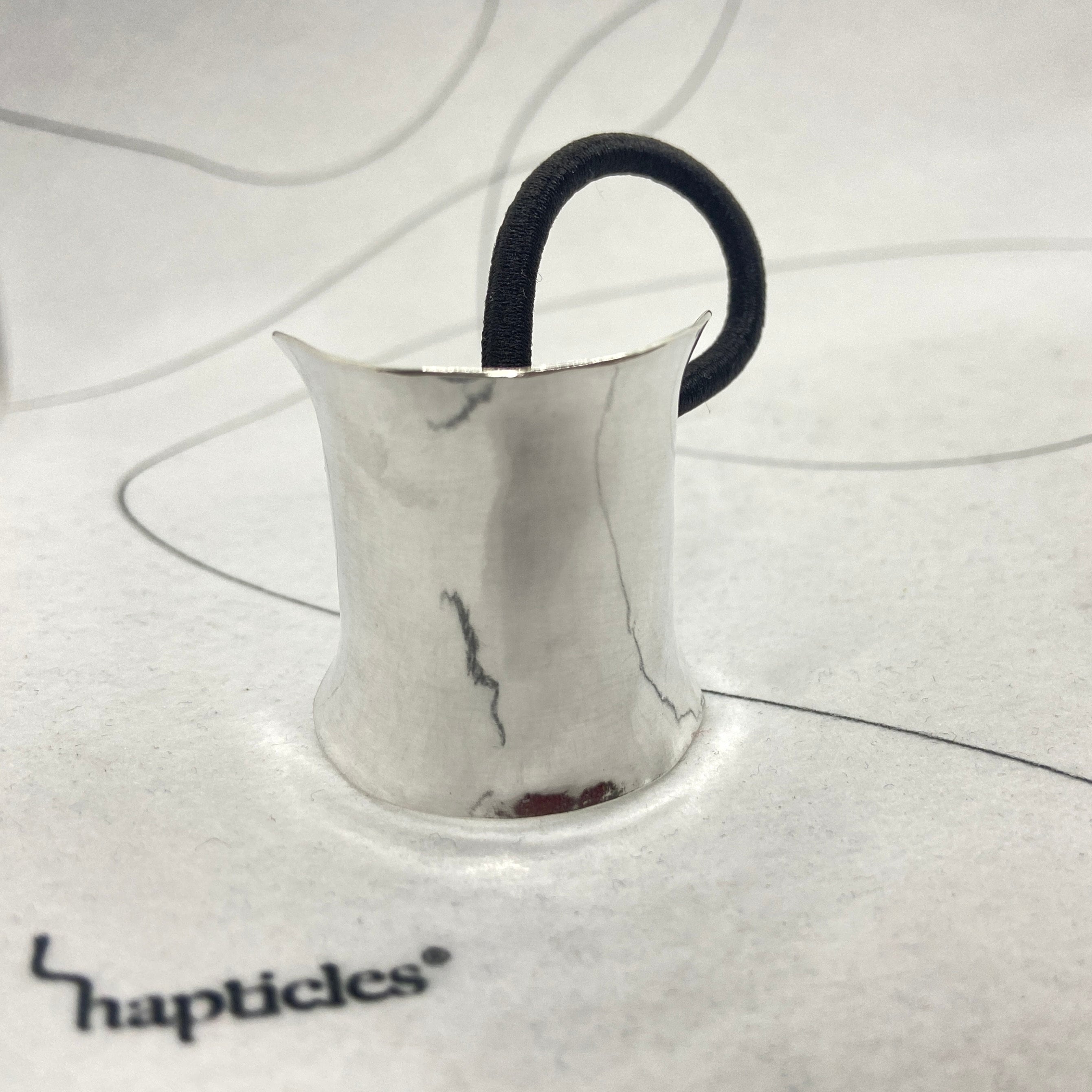 Handmade Sterling Silver Ponytail Cover, Elegant Hair Cuff, heirloom accessory